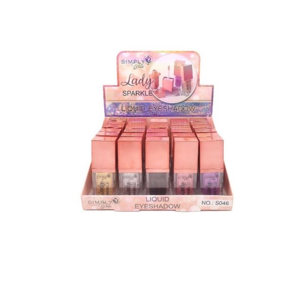 SIMPLY BELLA- LADY SPARKLE- LIQUID EYESHADOW, 30 PCS - Picture 1 of 2